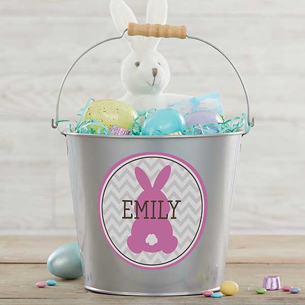 Personalized Mini Treat Bucket - Easter Bunny - 16593