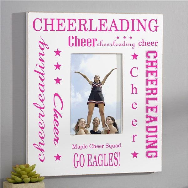 Personalized Cheerleading Photo Frame  - 1679