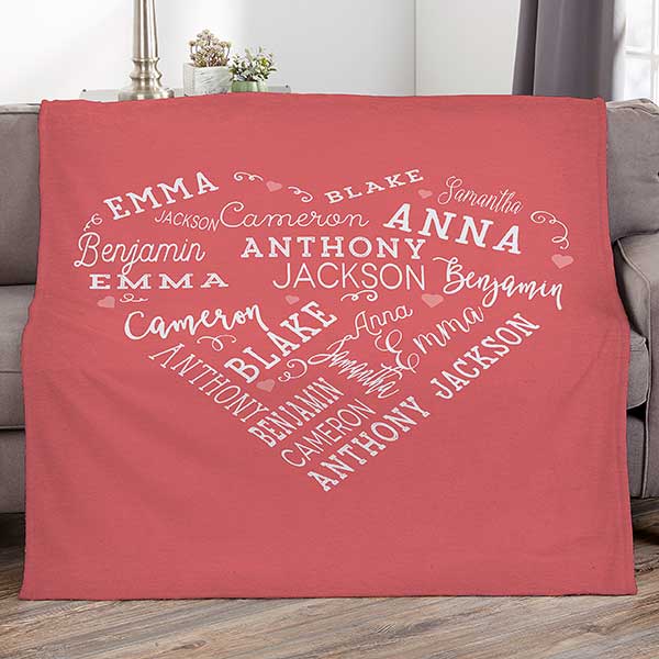 personalized blankets for mom