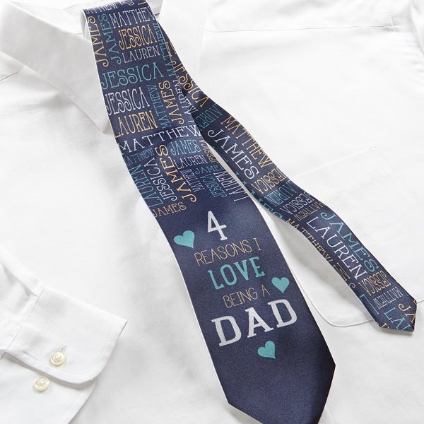 personalized tie for dad