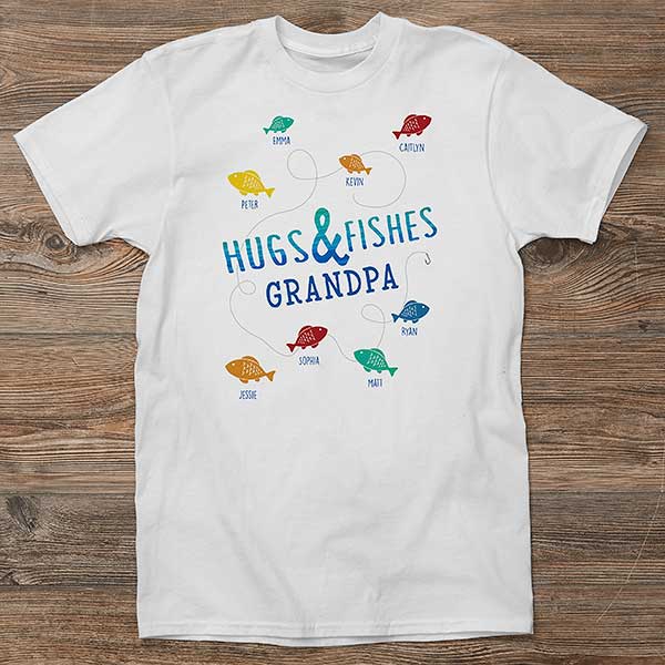 Custom embroidered fishing t shirts