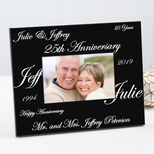 Personalized Anniversary Picture Frames - Forever and Always Design