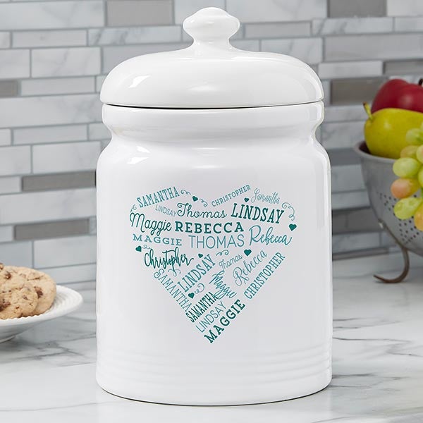 Personalized Cookie Jar - Close To Her Heart - 17082