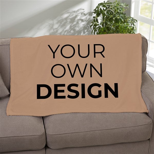 Design Your Own Personalized Fleece Baby Blanket - 17147