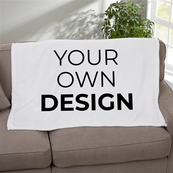 Design Your Own Personalized Fleece Baby Blanket - 17147