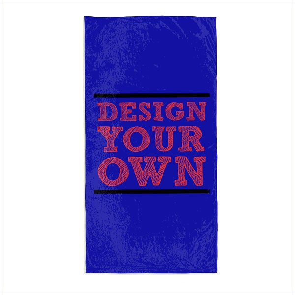 Design Your Own Personalized Beach Towel - White - Design Your Own