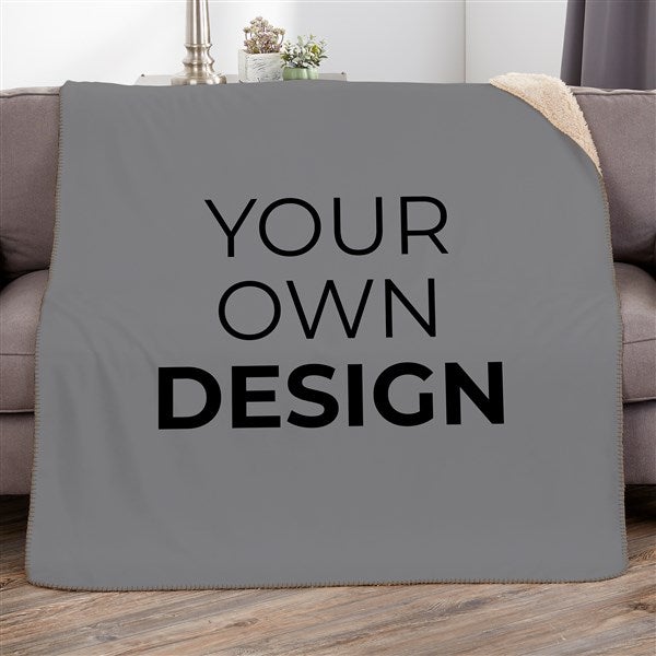 Design Your Own Personalized Sherpa Blanket - 17196