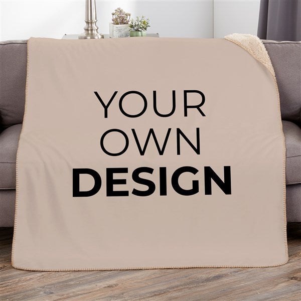 Design Your Own Personalized Sherpa Blanket - 17196