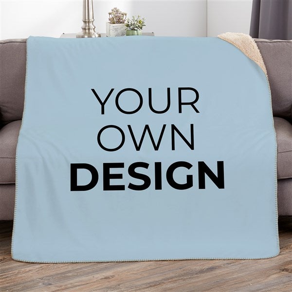 Design Your Own Personalized Sherpa Blanket - 17196