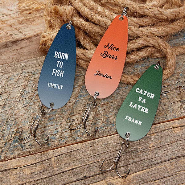 Personalized Fishing Lures - Add Any Text