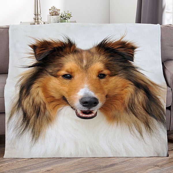 Personalized Pet Photo Blankets