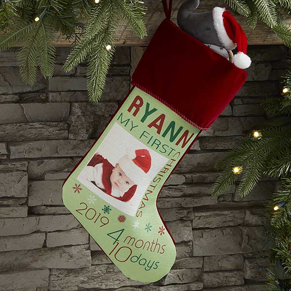 personalized baby christmas stocking