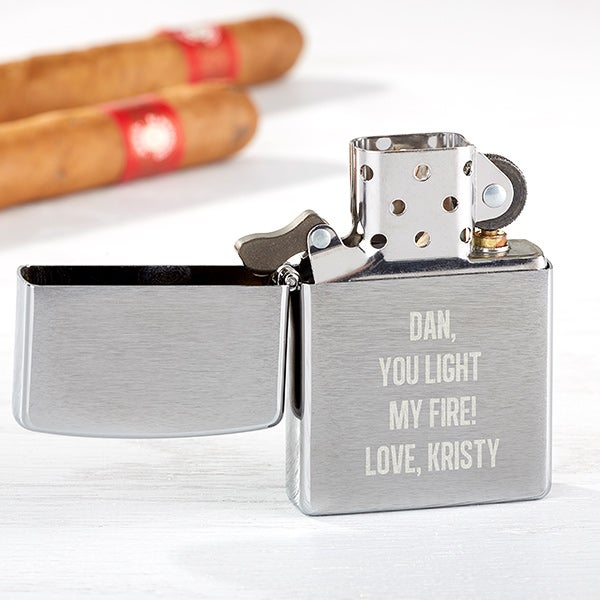 Personalized Zippo Lighter Write Your Own