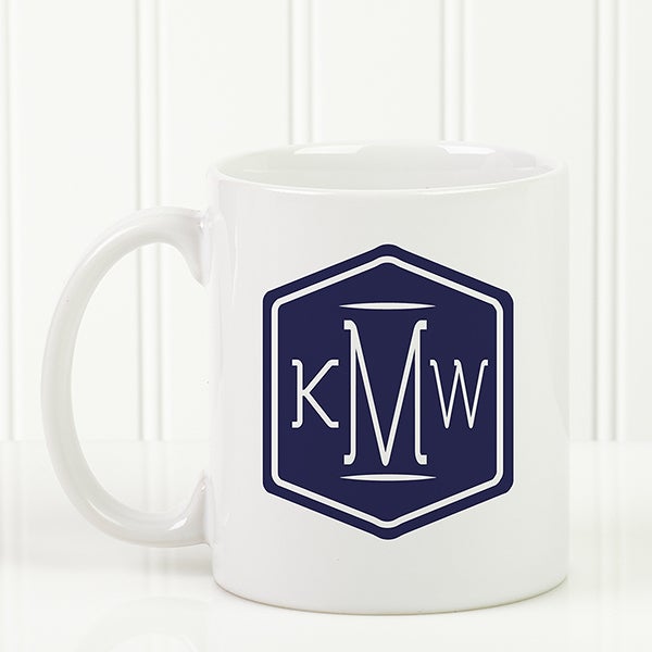 Custom Monogram Mug, First Letter Mug, Initial mug, Personalized Initial,  Monogram Gift, Initial Cup, Monogram Name, Friend Monogram