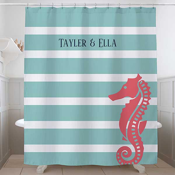 Personalized Shower Curtain - Nautical - 17584