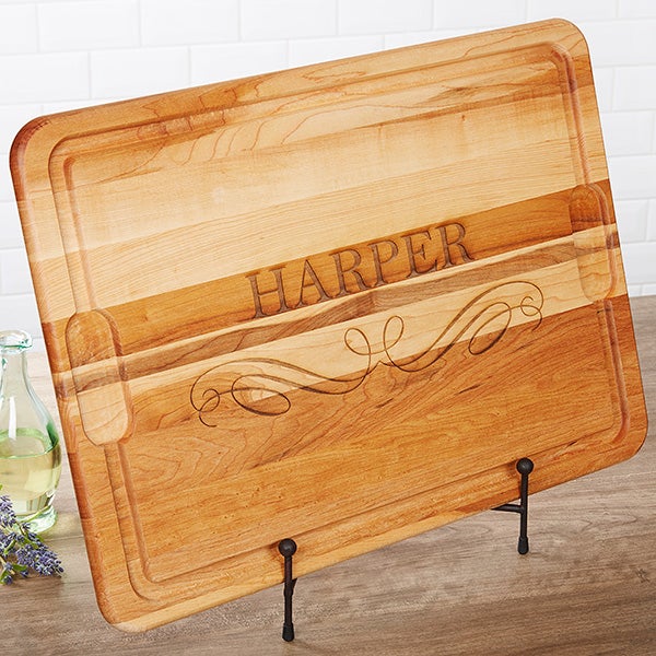 Personalized Maple Cutting Board - Classic Kitchen - XL - For The Home