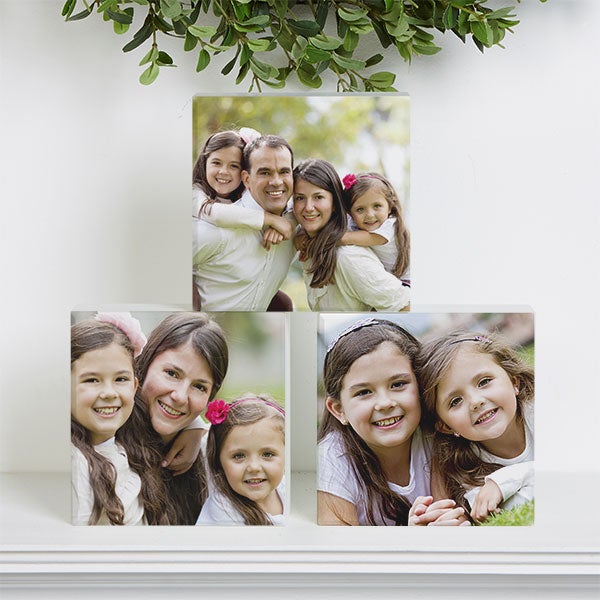 Personalized Photo Shelf Blocks