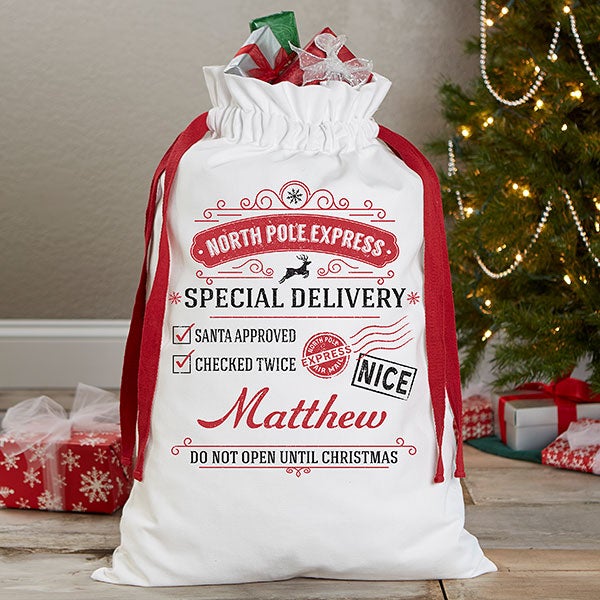 Personalized Santa Bag - Special Delivery