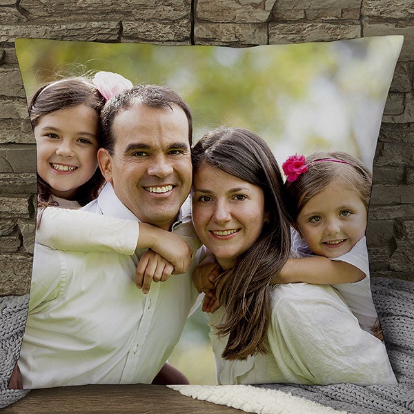 Personalized Photo Throw Pillow - Photo Memories - 18