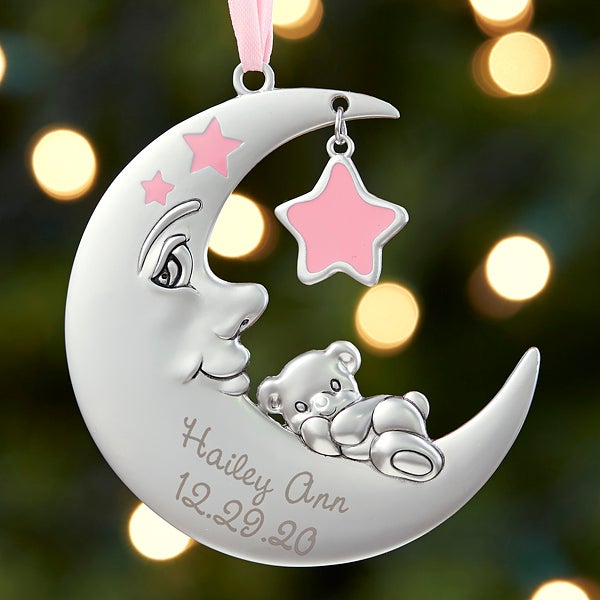 silver baby ornaments