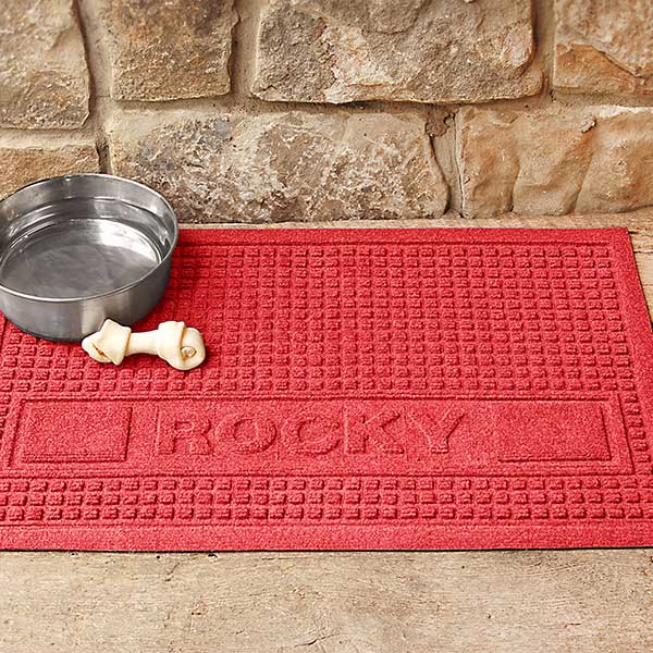 Waterhog Dog Bowl Mats  Aqua Shield Pet Feeder Placemat