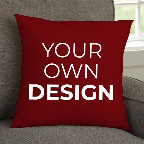 Design Your Own Personalized 14x14 Throw Pillows - 18015