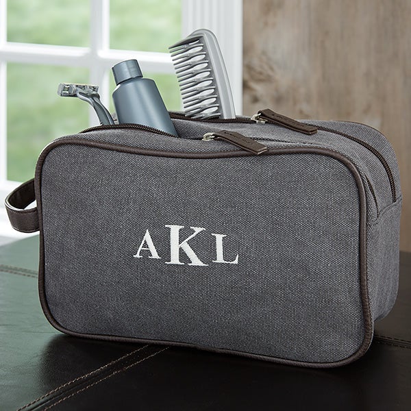 mens travel case with name