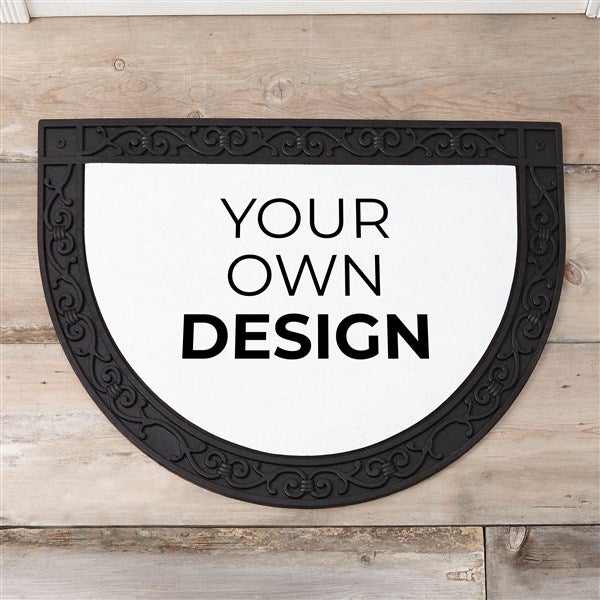 Design Your Own Custom Half Round Doormat - 18115