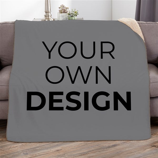 Design Your Own Sherpa Blanket 60x80 - 18455