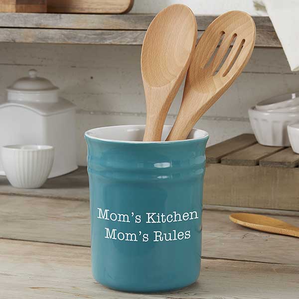 Boxed Personalized Utensil Holder Utensil Crocks Kitchen Dining Guardebem Com