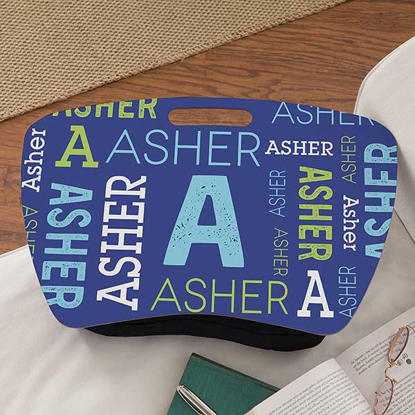 Personalized Lap Desk For Kids Repeating Name