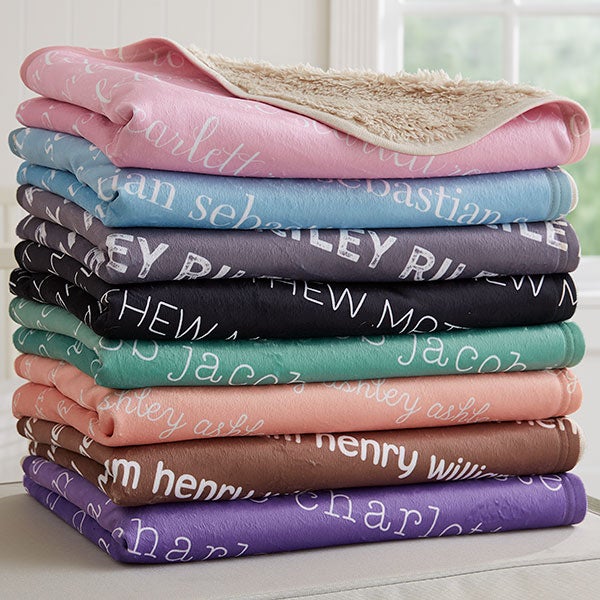 sherpa baby blankets