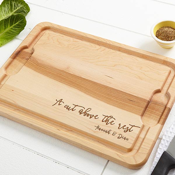 Personalized Chefs Bamboo Cutting Board