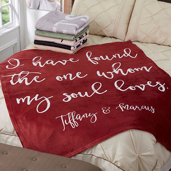 Personalized Blankets - Romantic Expressions - 18751