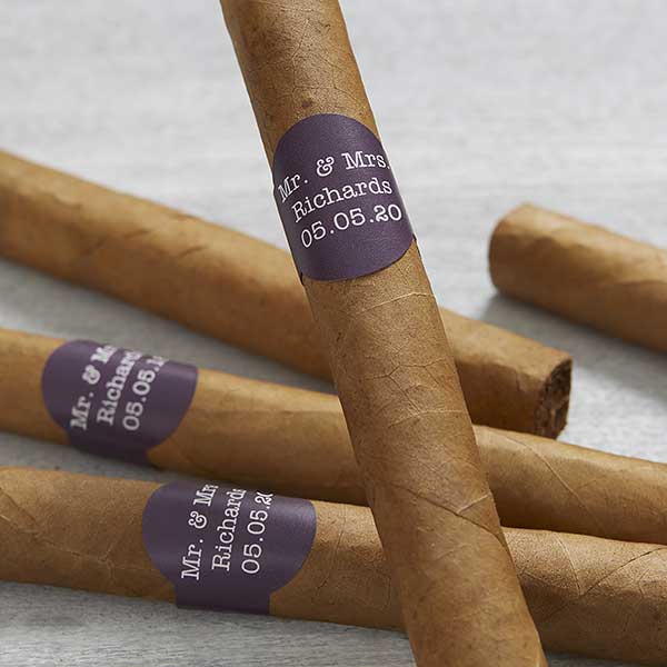 Personalized Cigar Labels - Wedding Expressions