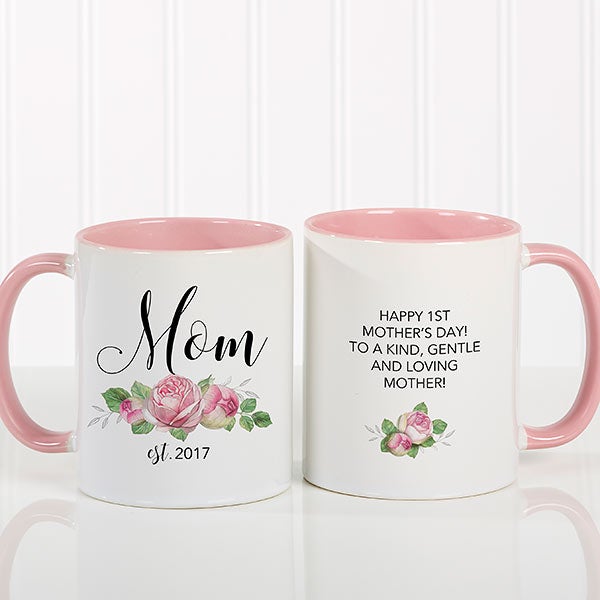 Mother's Day Gift, Best Mom Ever Coffee Mug, Birthday Gifts For Mom,  Mother's Day Mug Gift Ideas. Pink Arrow Mug, 11 Oz