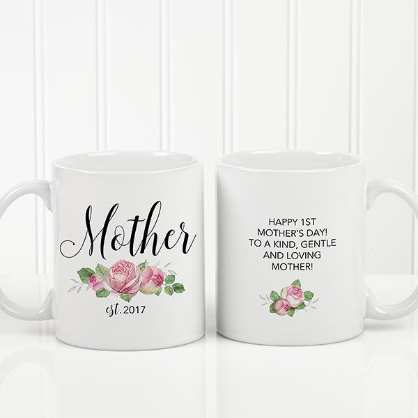 Personalized New Mom Coffee Mug