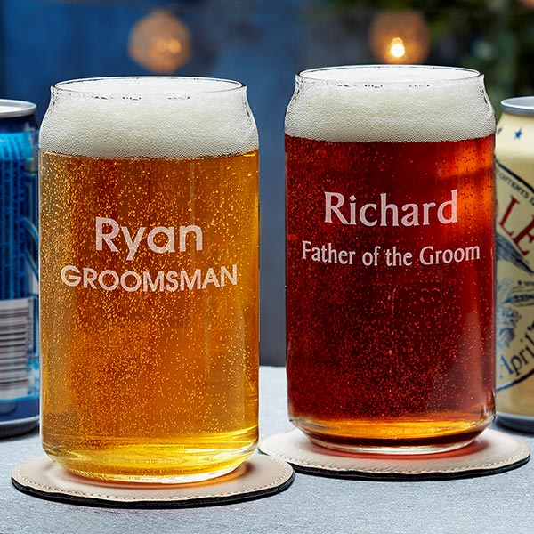 Custom Engraved Drinking Glasses Gift for Men Him Beer Lover Personalized  Beer Glass Gifts Cup Groomsmen Wedding Monogram - AliExpress