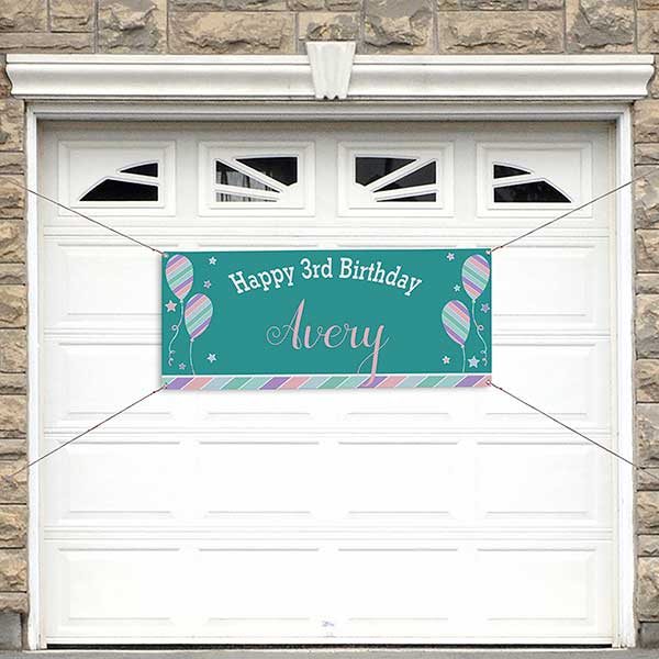 Personalized Birthday Party Banner - Birthday Girl - 18939