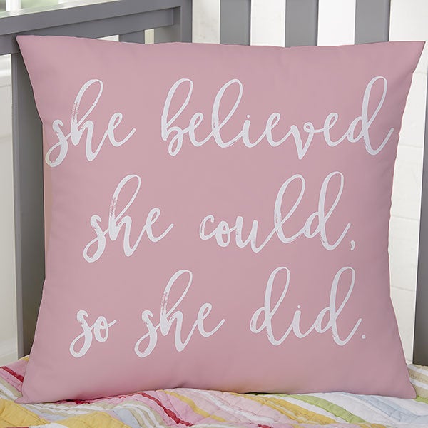 Personalized 18" Kids' Throw Pillow - Write Your Own ...