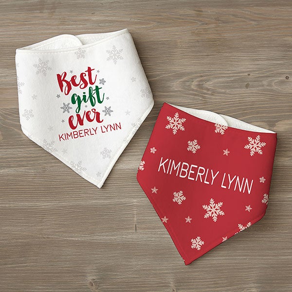 christmas bandana bibs