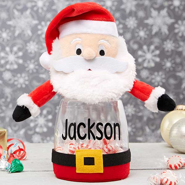 Personalized Christmas Candy Jars