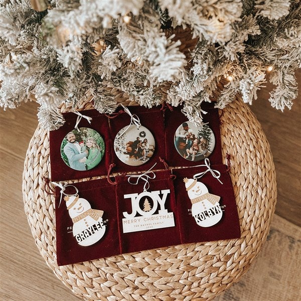 Precious Memories Small 1 Sided Photo Ornament