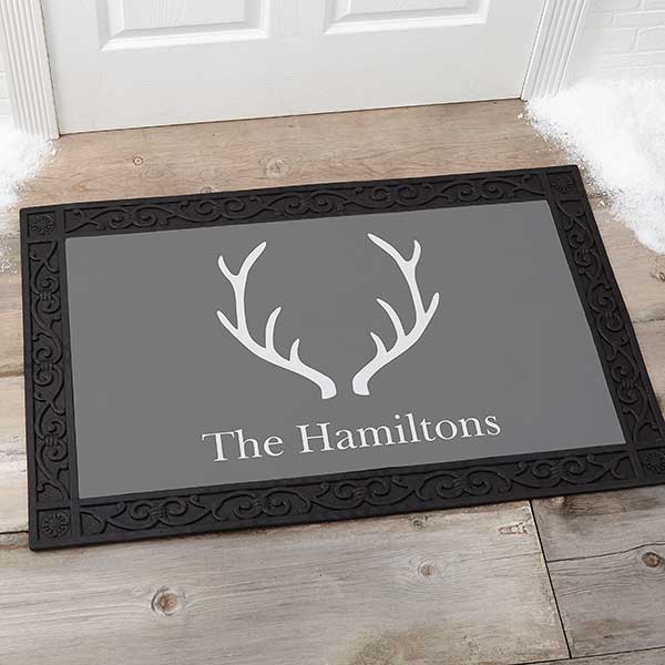 Personalized Winter Doormats