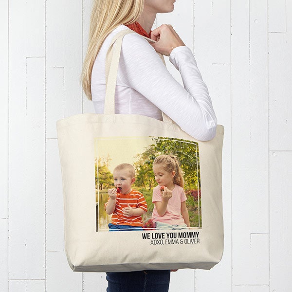 personalized photo totes