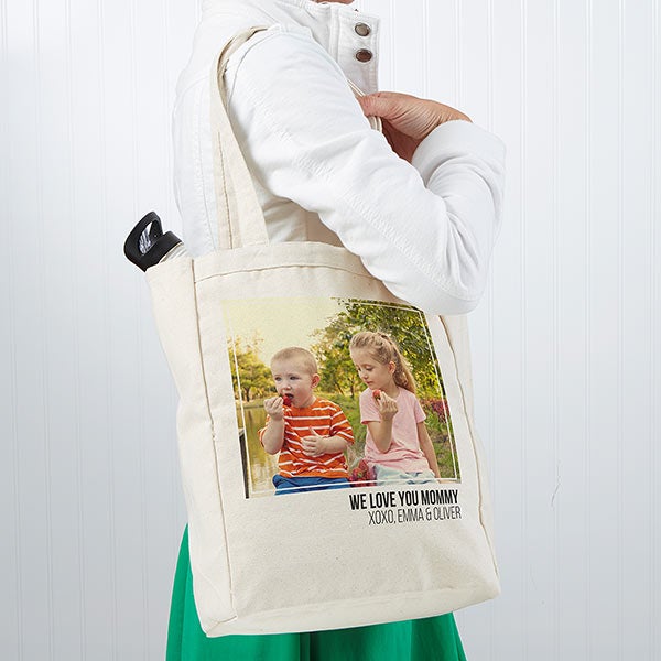 custom photo tote