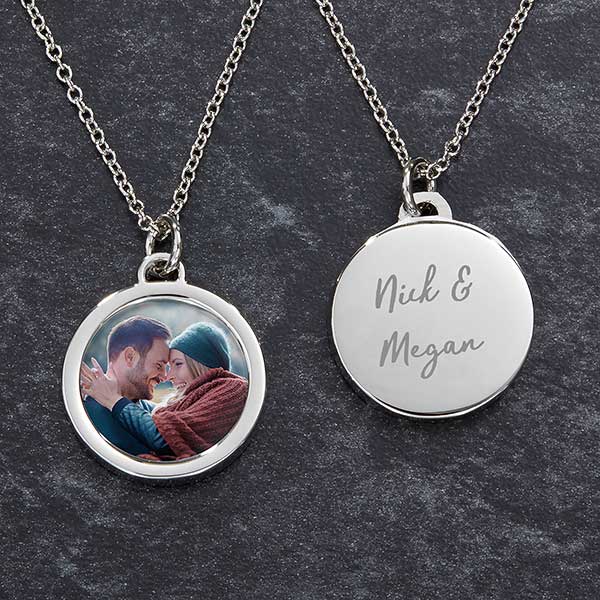 Couples Photo Necklace Locket Necklace With Photo Photo 