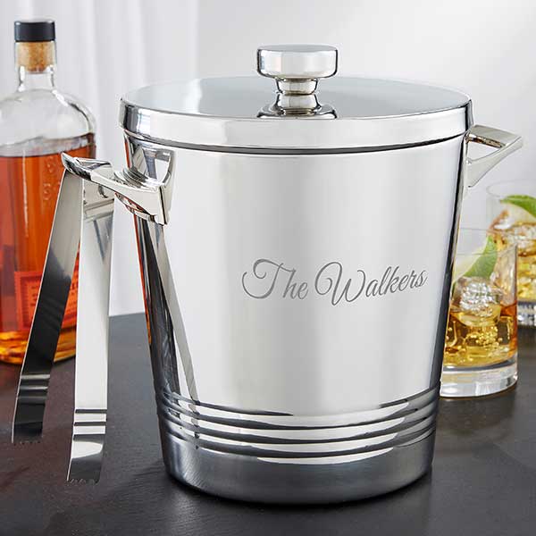 Personalized Engraved Ice Bucket 