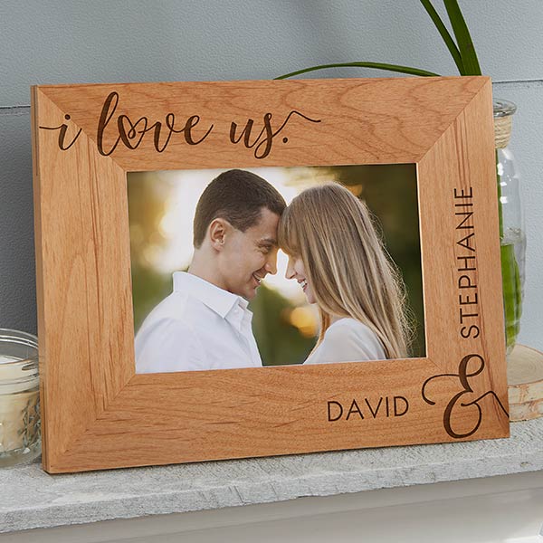 I Love Us Personalized Picture Frames