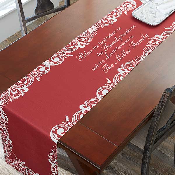 Christmas Blessings Personalized Table 
